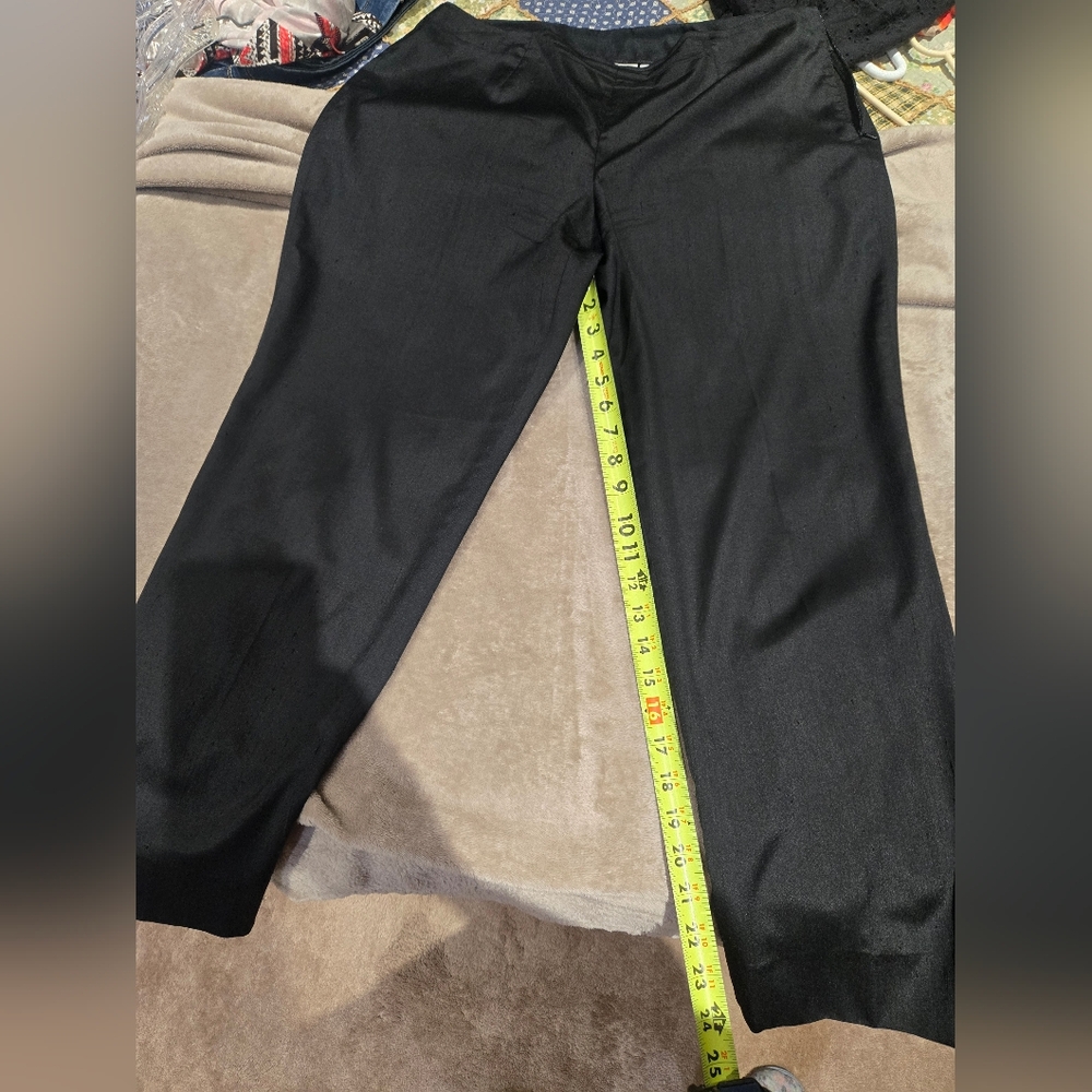 Chico's Silk/poly Ankle Pant